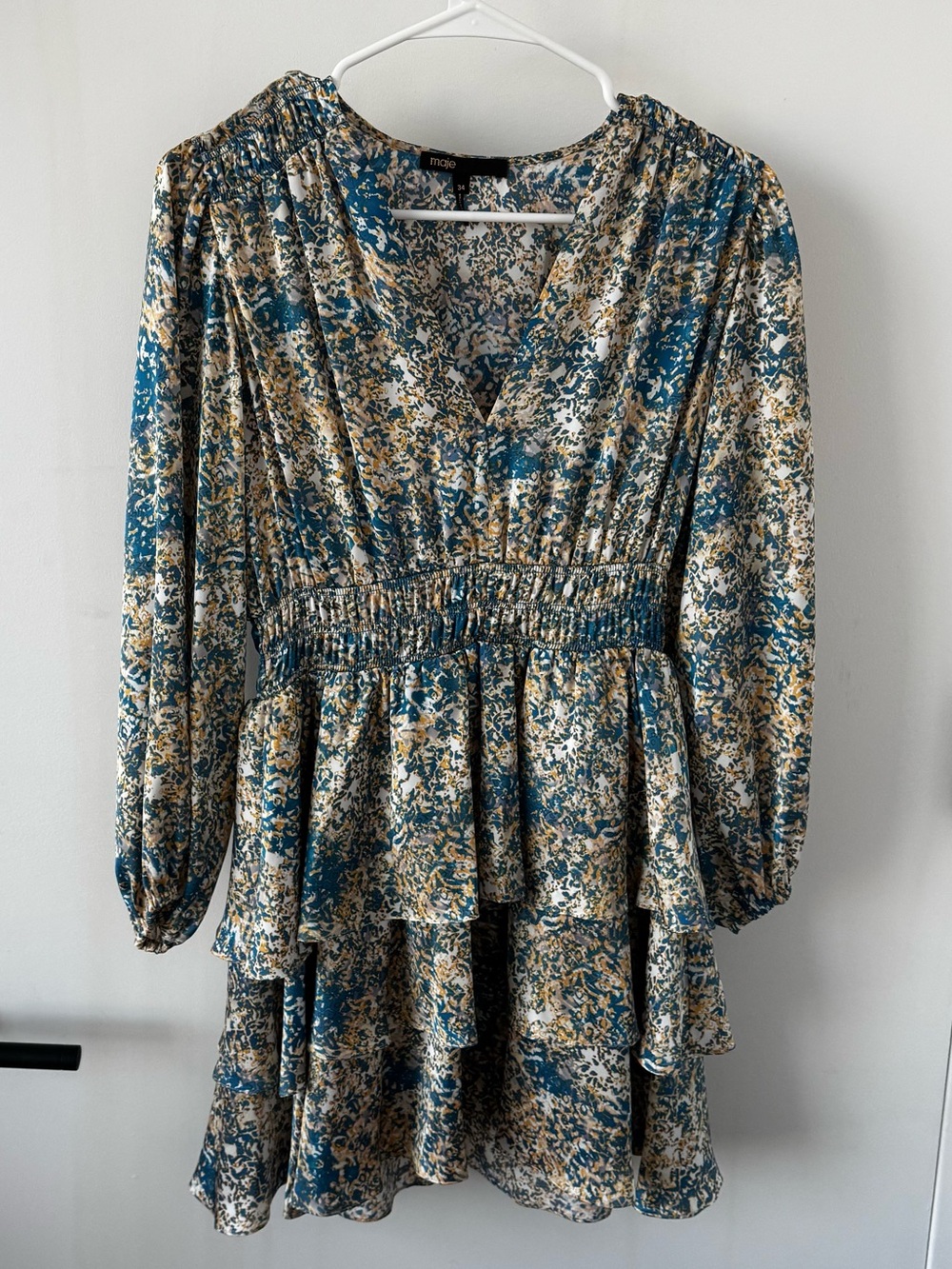 Maje Pattern Mini Dress size 34